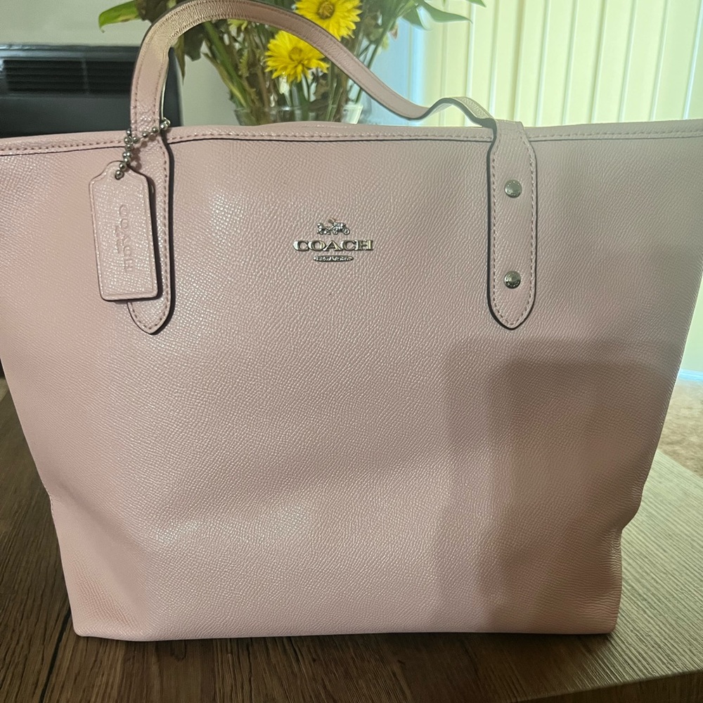 Coach pale pink purse
